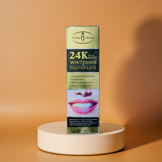 AICHUN BEAUTY 24K PURE GOLD WHITENING TOOTHPASTE