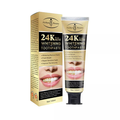 AICHUN BEAUTY 24K PURE GOLD WHITENING TOOTHPASTE