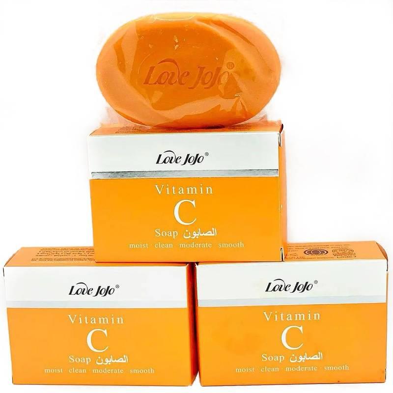 LOVE JOJO VITAMIN C.Anti-Aging Brightening Soap With 8 Times Antioxidant Protection- 110g